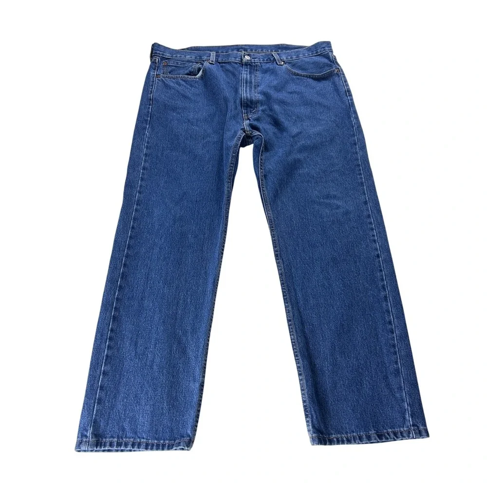 Levi Strauss 505 Jeans Mens 40x30 Blue Straight Leg‎ Denim Casual Pants